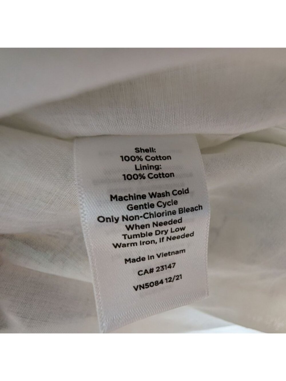 Talbots Scenic Curaçao Ruffle Fit & Flare Dress Cotton V-Neck Size 8 Sleeveless - Picture 8 of 16